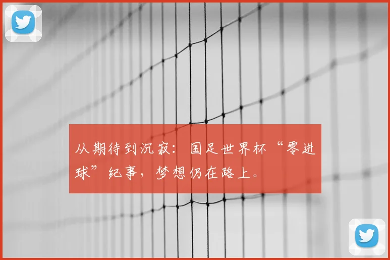 从期待到沉寂：国足世界杯“零进球”纪事，梦想仍在路上。